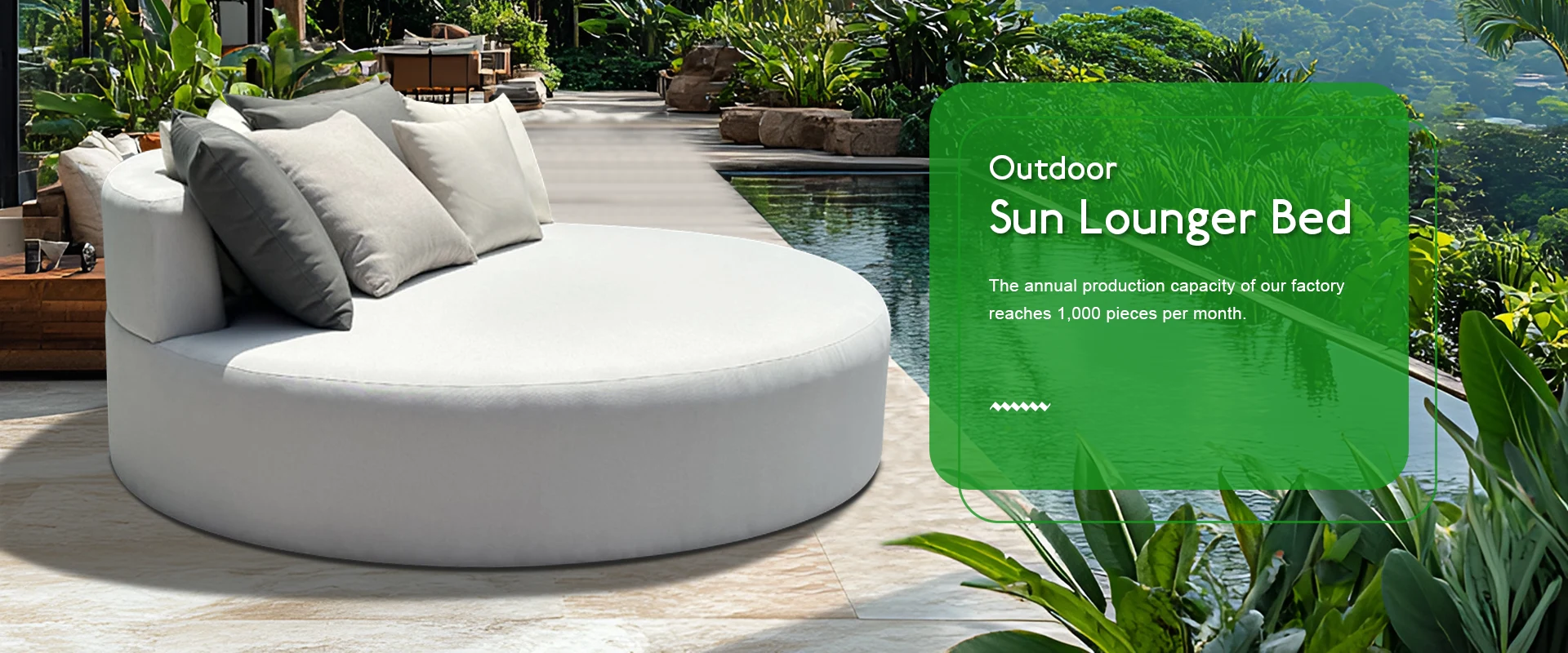 Soláthraí Leaba Lounger Sun Allamuigh