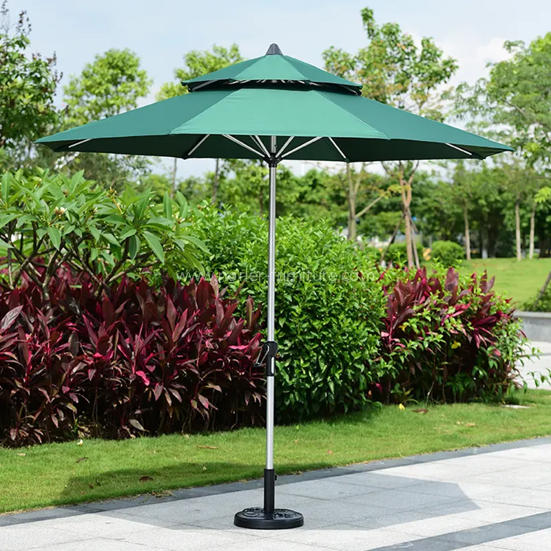 Struchtúr All-Aluminum Dúbailte Milan Allamuigh Parasol